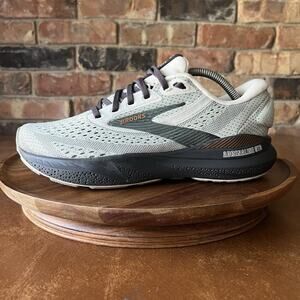 Brooks Adrenaline GTS 24 Supportive Gray Womens 8.5 Road Running Shoes Sneakers